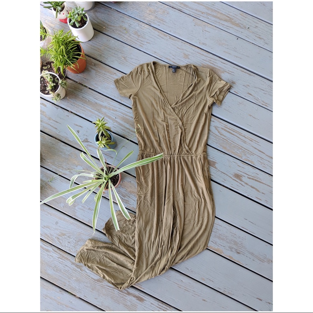 Olive Green Jumpsuit